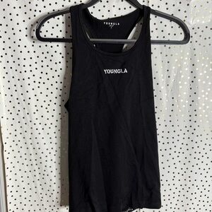 YoungLA Black Sleeveless Tank Top Athletic Style